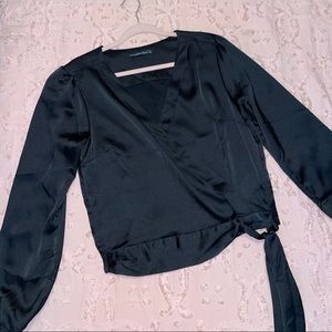 Women’s Abercrombie silk blouse size Large